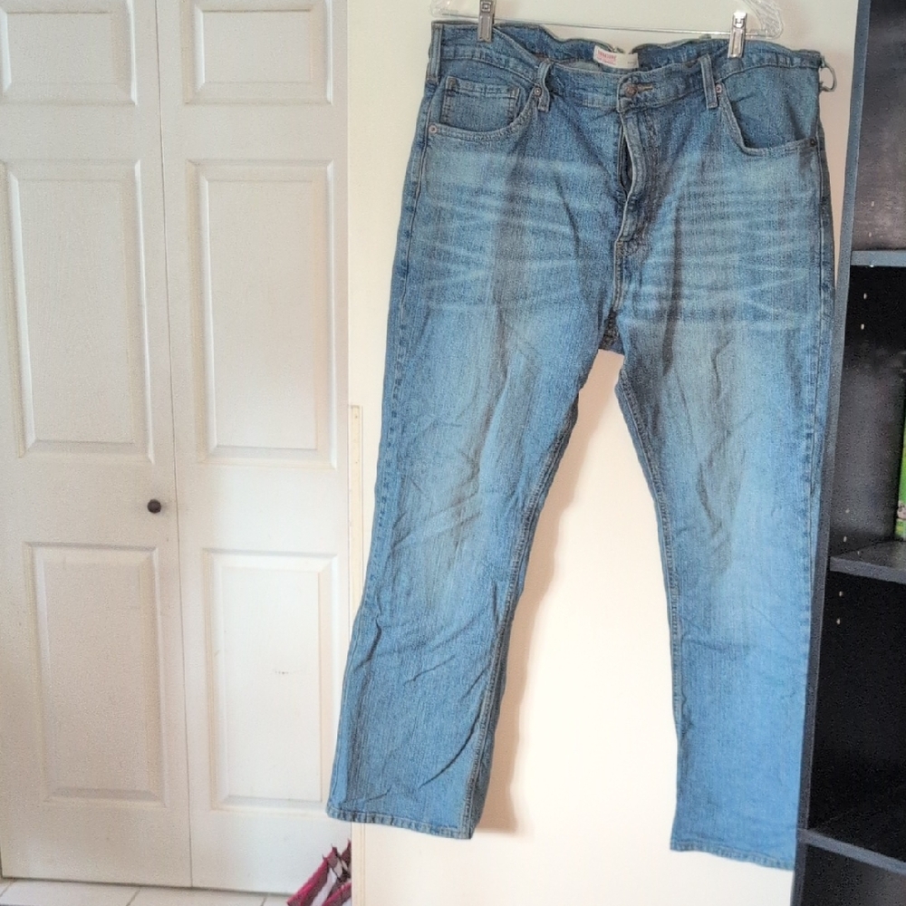 Relaxed Fit Denim Jeans for Men
